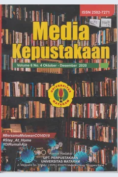 Cover Media kepustakaan volume 6 no.4 Oktober-Desember 2020