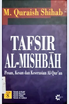 Cover Tafsir Al-Mishbah volume 8 :  Pesan, Kesan dan keserasian Al-Qur'an, Surah Al-Anbiya, Surah Al-Hajj, Surah AL-Mu'minun, Surah An-Nur / M. Quraish Shihab