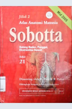 Cover Sobotta jilid 1 :  Atlas anatomi manusia kepala, leher, ekstremitas atas / Alih bahasa, Septelia Inawati Wanandi ; editor, Y. Joko Suyono