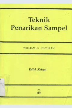 Cover Teknik Penarikan Sampel / William G. Cochran