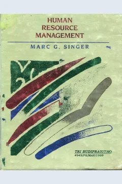 Cover Human Resource Management / Marc G. Singer