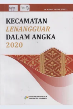 Cover Kecamatan Lenangguar dalam Angka 2020 / Badan Pusat Statistik Kabupaten Sumbawa