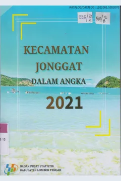 Cover Kecamatan Jonggat  Dalam Angka 2021 / Lombok Tengah, Badan Pusat Statistik