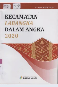 Cover Kecamatan Labangka  Dalam Angka 2020 / Badan Pusat Statistik Kabupaten Sumbawa