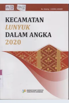 Cover Kecamatan Lunyuk  Dalam Angka 2020 / Badan Pusat Statistik Kabupaten Sumbawa