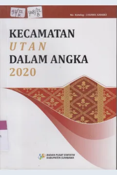 Cover Kecamatan Utan  Dalam Angka 2020 / Badan Pusat Statistik Kabupaten Sumbawa