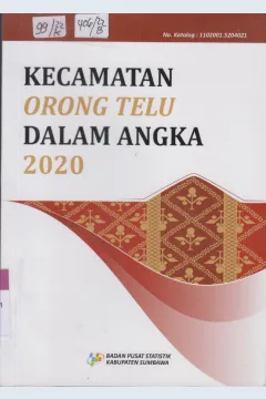 Cover Kecamatan Orong Telu  Dalam Angka 2020 / Badan Pusat Statistik Kabupaten Sumbawa