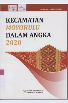 Cover Kecamatan Moyohulu  Dalam Angka 2020 / Badan Pusat Statistik Kabupaten Sumbawa
