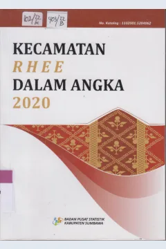 Cover Kecamatan Rhee  Dalam Angka 2020 / Badan Pusat Statistik Kabupaten Sumbawa