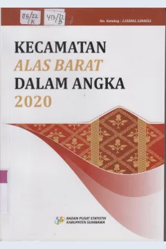 Cover Kecamatan Alas Barat  Dalam Angka 2020 / Badan Pusat Statistik Kabupaten Lombok Tengah
