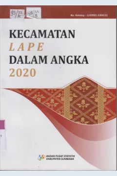 Cover Kecamatan Lape  Dalam Angka 2020 / Badan Pusat Statistik Kabupaten Sumbawa