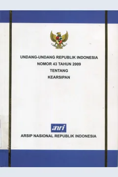 Cover Peraturan Pemerintah RI Nomor 28 Tahun 2012 Tentang Pelaksanaan UU Nomor 43 Tahun 2009 Tentang Kearsipan