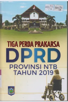 Cover Tiga perda perkara DPRD Provinsi NTB Tahun 2019