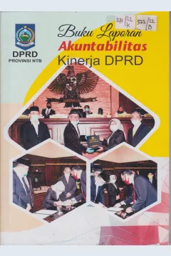 Cover Buku Laporan Akuntabilitas Kinerja DPRD / DPRD Provinsi NTB