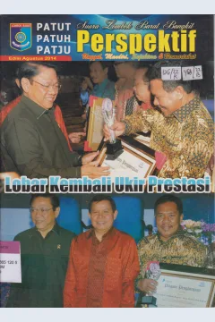 Cover Persfektif :  Suara Lombok Barat Bangkit, Patut Patuh Patju unggul, Mandiri, Sejahtera dan Bermartabat Edisi Agustus 2014II / 2017