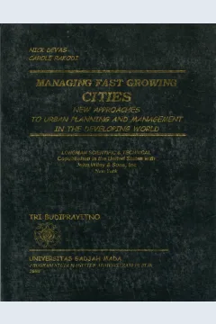 Cover Managing Fast Growing Cities