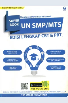 Cover Super Book UN SMP/MTS :  Edisi Lengkap CBT & PBT