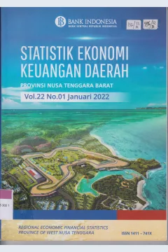 Cover Statistik Ekonomi Keuangan Daerah Provinsi Nusa Tenggara Barat Vol.22 No.01 Januari 2022 :  Regional Economic Financial Statistics Province of West Nusa Tenggara