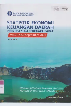 Cover Statistik Ekonomi Keuangan Daerah Provinsi Nusa Tenggara Barat Vol.21 No.9 September 2021 :  Regional Economic Financial Statistics Province of West Nusa Tenggara