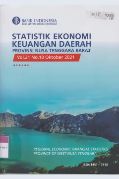 Cover Statistik Ekonomi Keuangan Daerah Provinsi Nusa Tenggara Barat Vol.21 No.10 Oktober 2021 :  Regional Economic Financial Statistics Province of West Nusa Tenggara