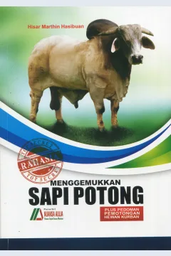 Cover Rahasia menggemukkan sapi potong / Hisar Marthin Hasibuan