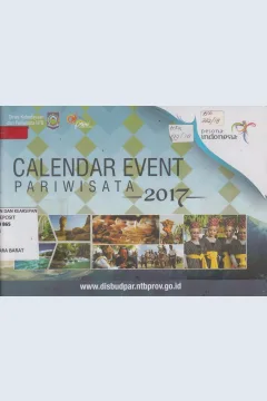 Cover Calendar Event Pariwisata 2017 / Dinas Kabudayaan dan Pariwisata Prov. Nusa Tenggara Barat