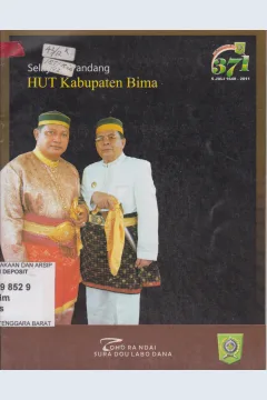 Cover Selayang Pandang HUT Kabupaten Bima / Pemerintah Kabupaten Bima