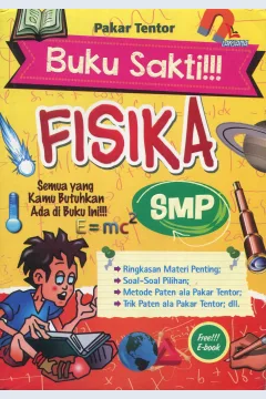 Cover Buku sakti fisika SMP / Pakar Tentor