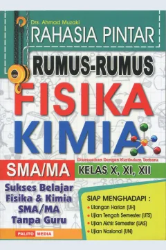 Cover Rahasia pintar rumus-rumus fisika & kimia SMA/MA / Drs. Ahmad Muzaki