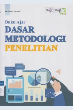 Cover Buku Ajar Dasar Metodologi Penelitian / Muhamad Suhardi