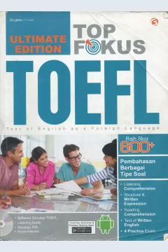 Cover Top fokus TOEFL / Zin-Giber Al Huda; editor, Enha