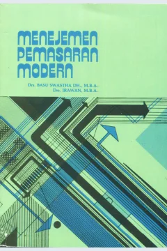Cover Menejemen Pemasaran Modern / Basu Swastha, Irwan
