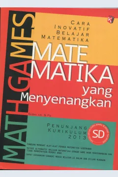 Cover Matematika Yang Menyenangkan / Subai'ah