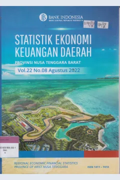 Cover STATISTIK EKONOMI KEUANGAN DAERAH PROVINSI NUSA TENGGARA BARAT = REGIONAL ECONOMIC FINANCIAL STATISTICS PROVINCE OF WEST NUSA TENGGARA Volume.22 No.08 Agustus 2022