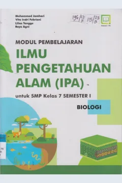 Cover Modul pembelajaran ilmu pengetahuan alam (ipa) :  untuk SMP Kelas 7 semester1