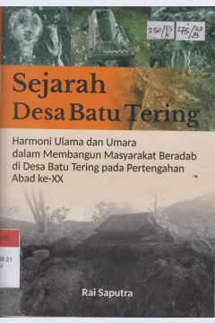 Cover Sejarah desa batu tering