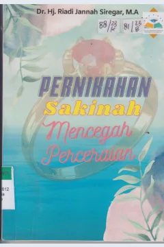 Cover Pernikahan Sakinah Mencegah Perceraian