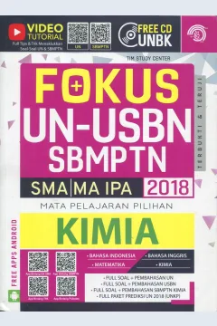 Cover Fokus UN-USBN-SBMPTN mapel pilihan kimia 2018 / Ari Damari, Endang Tituk, Mahbubah, Abdul Latief, Ali Mas'ud, Wahyu Purnomo