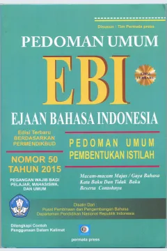 Cover Pedoman Umum EBI Ejaan Bahasa Indonesia / Tim Permata Press