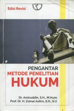 Cover Pengantar metode Penelitian Hukum / Amiruddin, Zainal Asikin