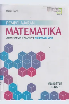 Cover Pembelajaran matematika untuk SMP/MTs kelas VIII kurikulum 2013