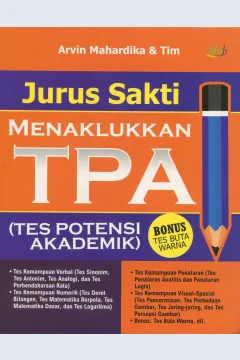 Cover Jurus sakti menaklukkan TPA / Arvin Mahardika & Tim