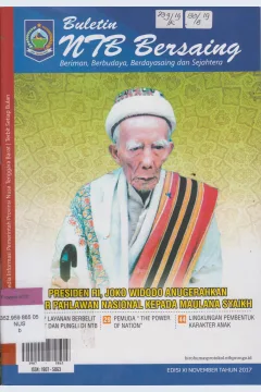 Cover Buletin NTB Bersaing Beriman, Berbudaya, Berdayasaing dan Sejahtera Edisi XI November 2017 / Biro Humas dan Protokol Setda Prov. NTB