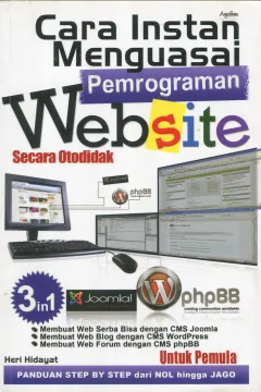 Cover Cara instan menguasai pemrograman website / Heri Hidayat; editor, Latief