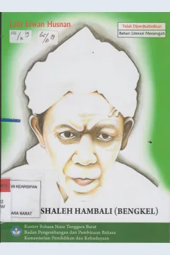 Cover TGH. M. Shaleh Hambali (Bengkel) / Lalu Erwan Husnan