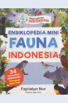 Cover Ensiklopedia mini fauna Indonesia / Fajriatun Nur; editor, Yenni Saputri