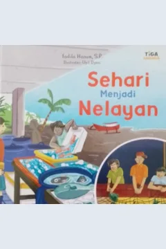 Cover Sehari menjadi nelayan / Fadila Hanum; Editor, Yenni Saputri