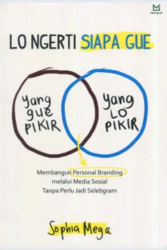 Cover Lo ngerti siapa gue :  membangun personal branding melalui media sosial tanpa perlu jadi selebgram / Sophia Mega; editor, Ferrial Pondrafi