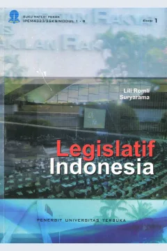 Cover Legislatif Indonesia / Lili Romli, Suryama