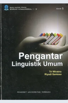 Cover Pengantar linguistik umum / Tri Wiratno, Riyadi Santosa